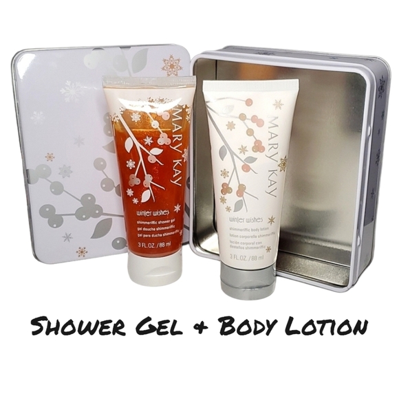 Mary Kay Other - NEW Mary Kay Winter Wishes Shimmerific Collection - Shower Gel & Body Lotion Set